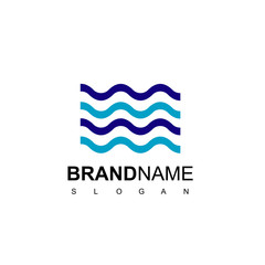 Water Logo Design Vector
