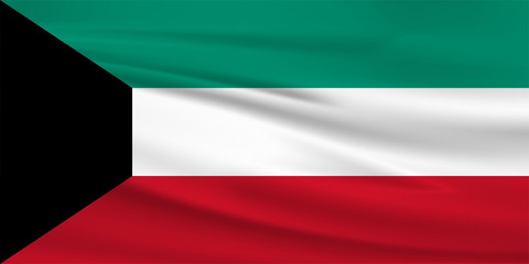 Illustration of a waving flag of the Gaza