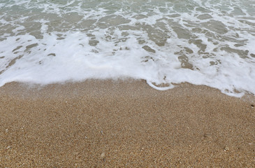 water of sea on the beach