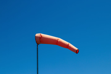 Wind sock ndicating wind direction