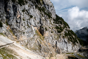 View from Wendelstein mountain. Bayrischzell. Bavaria, Germany. Alps