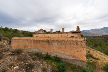 old house next to the old national road 324 Spain