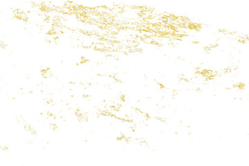 Golden brush stroke design element. Abstract gold watercolor texture paint stain illustration.