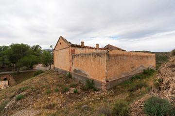 old house next to the old national road 324 Spain