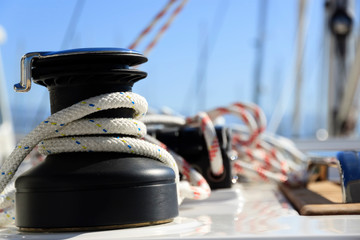 Yacht sailing