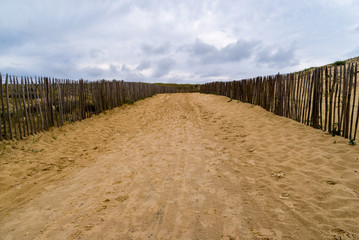 Mimizan, Zatoka Biskajska,  Atlantyk, Francja © podlaski49