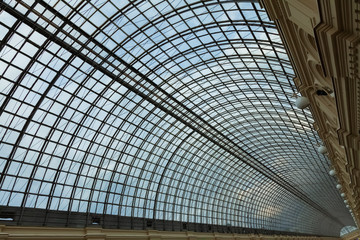 long glass ceiling