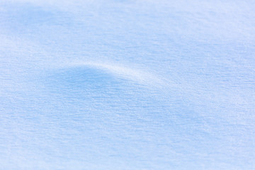 A blanket of white snow in winter