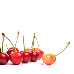 Cherry isolated on white background