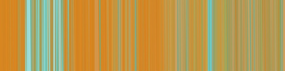 abstract horizontal header background with stripes and peru, sky blue and dark sea green colors