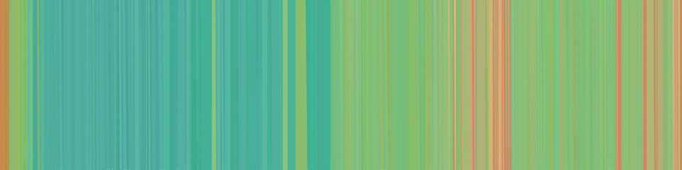 Obraz premium stripe pattern. horizontal header graphic. cadet blue, dark sea green and dark salmon colors