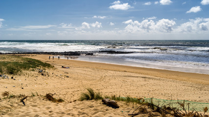 Phare de Contis, Zatoka Biskajska, Atlantyk, Francja © podlaski49