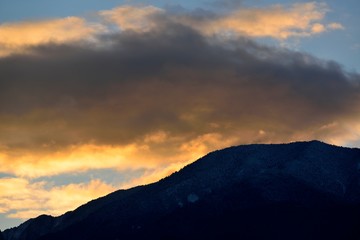 Obraz premium 恵那山からの日の出