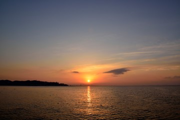 竹島からの日の出