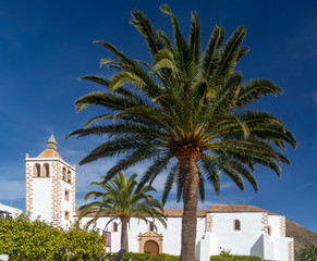 Fototapeta na wymiar Iglesia Catedral de Santa Maria de Betancuria: Betancuria, Fuerteventura, Canary Islands, Spain