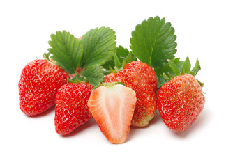 Strawberry isolated over white background