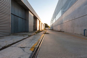 Urban exploration in an abandoned engineering industry