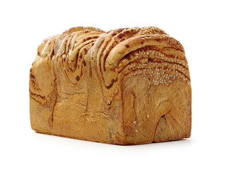 bread on white background
