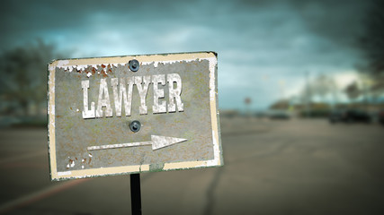 Street Sign to Lawyer