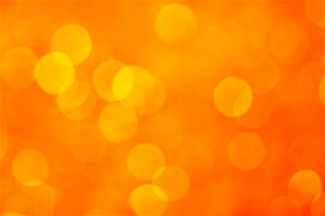 Abstract gold yellow bokeh background. Concept for New Year, Christmas, Celebration and Wedding Anniversary.