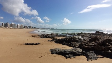 Fototapeta na wymiar Beach, Brazil, Salvador, Jardim dos Namorados.