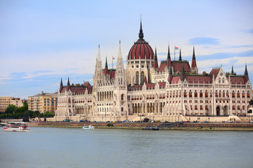 Fototapeta premium Hungarian Parliament Building in Budapest , Hungary