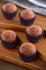 Typical Brazilian party snack - Brigadeiros