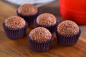 Typical Brazilian party snack - Brigadeiros