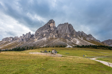 Fototapeta premium Peidlerkofel in Südtirol