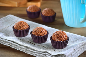 Typical Brazilian party snack - Brigadeiros