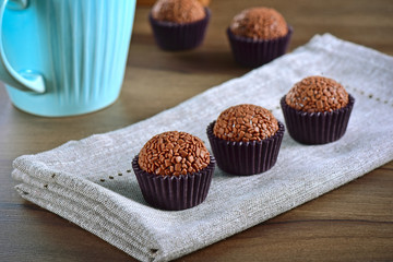 Typical Brazilian party snack - Brigadeiros