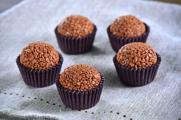 Typical Brazilian party snack - Brigadeiros