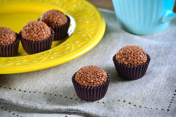 Typical Brazilian party snack - Brigadeiros