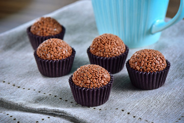 Typical Brazilian party snack - Brigadeiros
