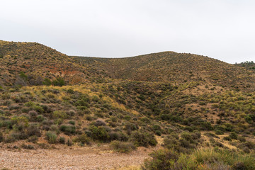 landscapes near the Ricaveral road (Almeria)