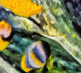 Vintage grunge background texture, abstract fancy oil pattern, shape colorful backdrop, simple design template in pastel color tones, close up macro concrete. HD wallpaper. Stock.