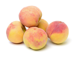 Gold Peach on a white background
