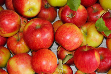Background, Fresh organic red apples ready for sale