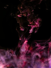 Abstract modern artwork, colorful explosion of vibrant and vivid powders, rich texture color splash