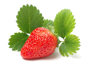 strawberry isolated over white background