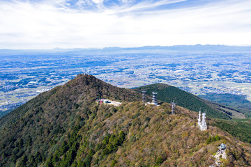 Fototapeta premium 筑波山の山頂 茨城県