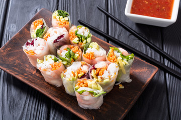 Vietnamese spring rolls