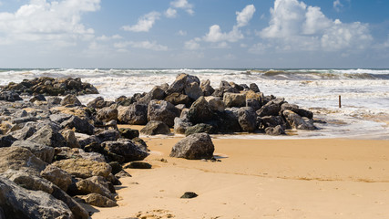  Phare de Contis, Zatoka Biskajska, Atlantyk, Francja © podlaski49