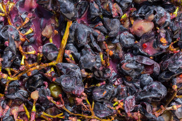 Paving from tiles. Graphic element on a stone. Construction product.