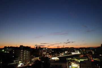 夕暮れ