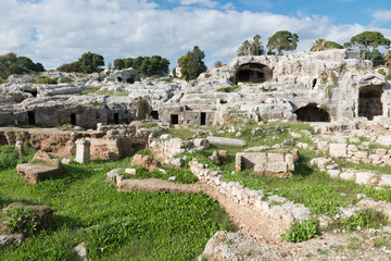 Tomb of Archimede, Siracusa in Sicily - obrazy, fototapety, plakaty