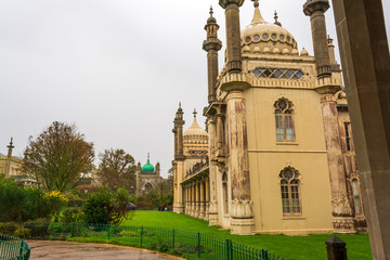 Fototapeta na wymiar Historic Royal pavillion in Brighton UK