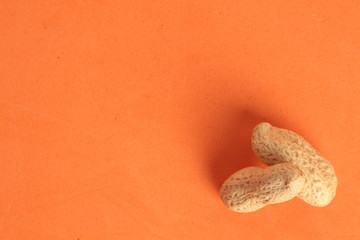 peanuts in colorful background
