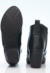 Black woman shoes with high heel