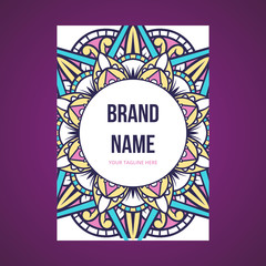 Mandala Template Background, Geometrical Images